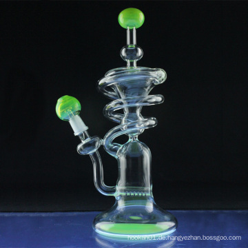 Coolest Spiral Recycling Hookah Glas Rauchen Wasserpfeifen (ES-GB-313)